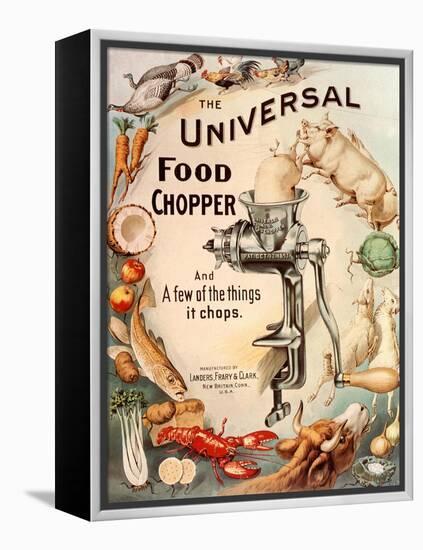 Food Choppers Mincers the Universal Cooking Appliances Gadgets, USA, 1890-null-Framed Premier Image Canvas