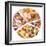 Food For A Balanced Diet In The Form Of Circle. Isolated On White-Volff-Framed Premium Giclee Print