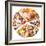 Food For A Balanced Diet In The Form Of Circle. Isolated On White-Volff-Framed Premium Giclee Print