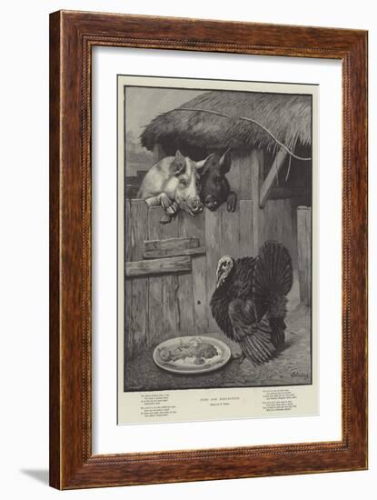 Food for Reflection-William Weekes-Framed Giclee Print