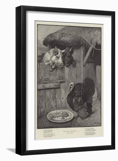 Food for Reflection-William Weekes-Framed Giclee Print