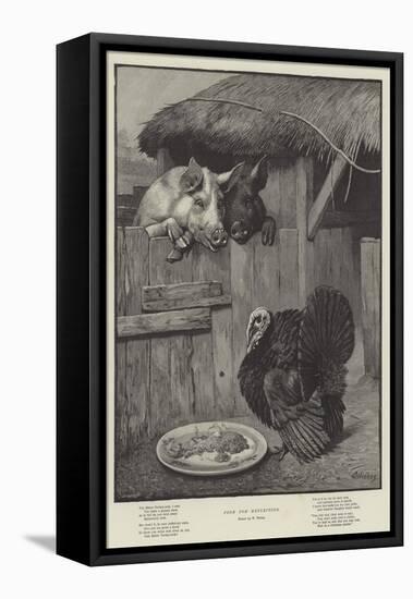 Food for Reflection-William Weekes-Framed Premier Image Canvas