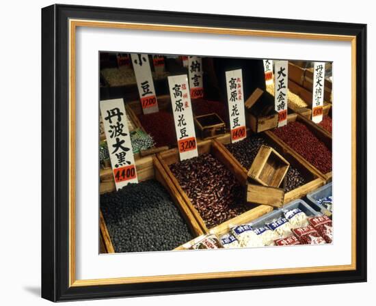 Food for Sale at the Tsukiji Market, Tokyo, Japan-Nancy & Steve Ross-Framed Photographic Print