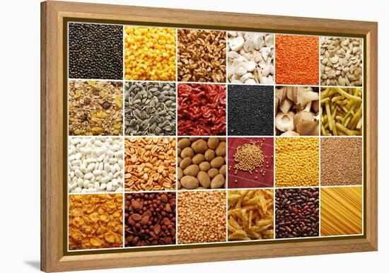 Food Ingredients Collection-ibogdan-Framed Stretched Canvas