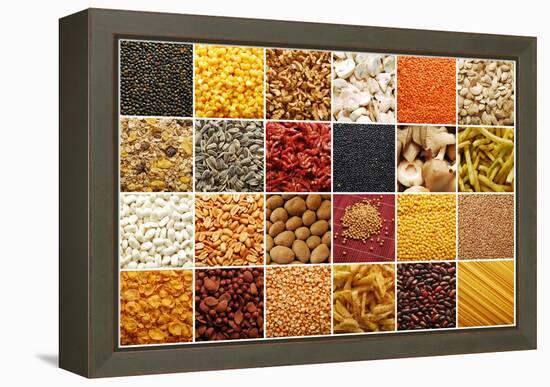 Food Ingredients Collection-ibogdan-Framed Stretched Canvas