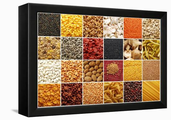 Food Ingredients Collection-ibogdan-Framed Stretched Canvas