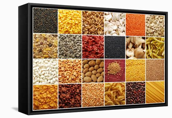 Food Ingredients Collection-ibogdan-Framed Stretched Canvas