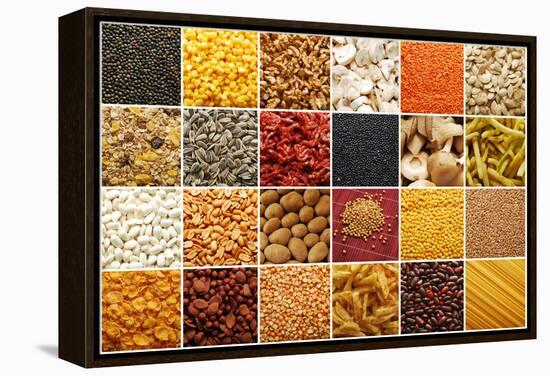 Food Ingredients Collection-ibogdan-Framed Stretched Canvas