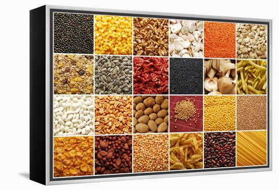 Food Ingredients Collection-ibogdan-Framed Stretched Canvas