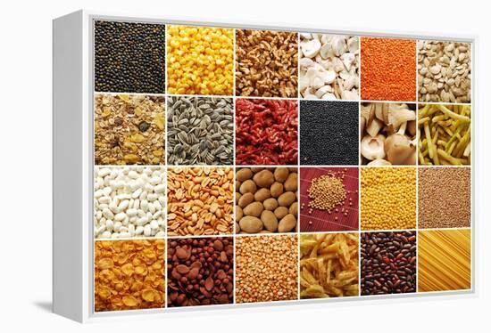Food Ingredients Collection-ibogdan-Framed Stretched Canvas