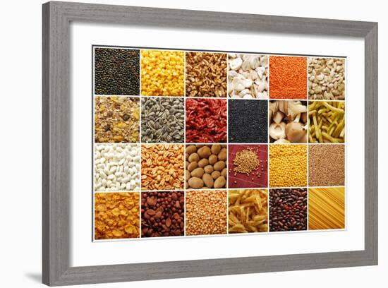 Food Ingredients Collection-ibogdan-Framed Art Print