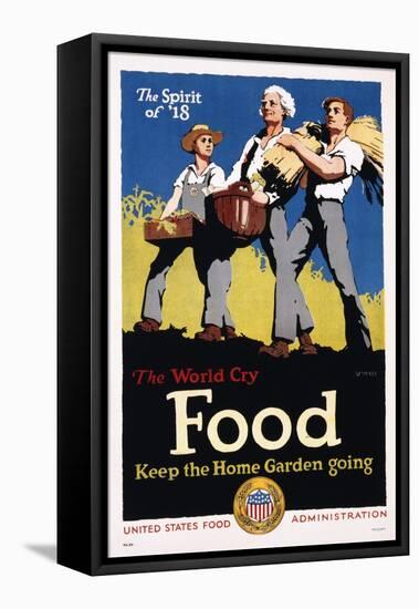 Food - Keep the Home Garden Going Poster-William McKee-Framed Premier Image Canvas