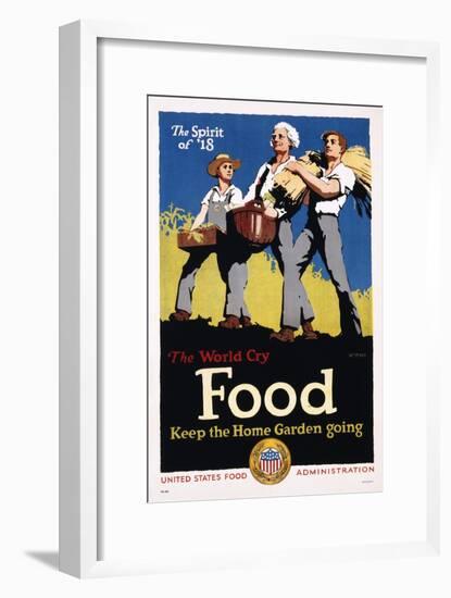 Food - Keep the Home Garden Going Poster-William McKee-Framed Giclee Print