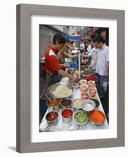 Food Market in Wuhan, Hubei Province, China-Andrew Mcconnell-Framed Photographic Print