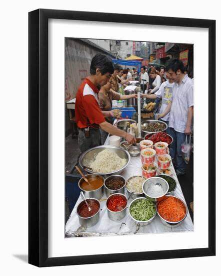 Food Market in Wuhan, Hubei Province, China-Andrew Mcconnell-Framed Photographic Print