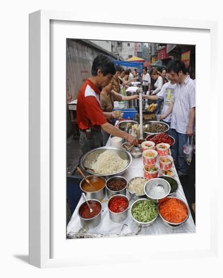 Food Market in Wuhan, Hubei Province, China-Andrew Mcconnell-Framed Photographic Print