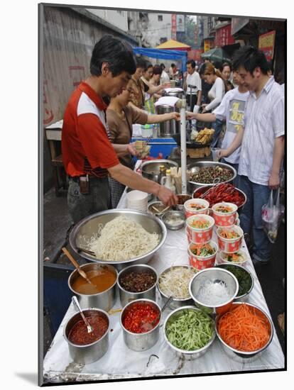 Food Market in Wuhan, Hubei Province, China-Andrew Mcconnell-Mounted Photographic Print