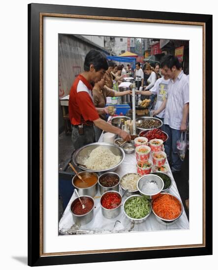 Food Market in Wuhan, Hubei Province, China-Andrew Mcconnell-Framed Photographic Print