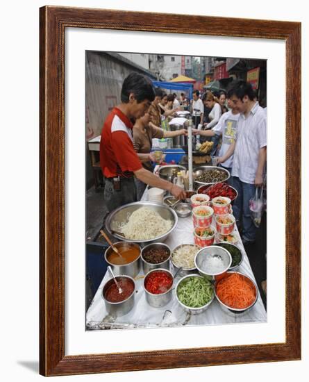 Food Market in Wuhan, Hubei Province, China-Andrew Mcconnell-Framed Photographic Print