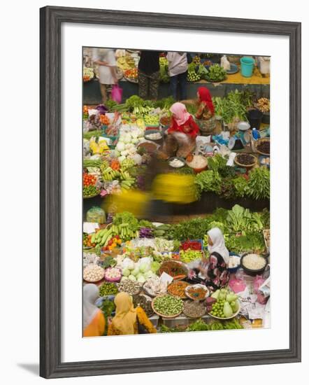 Food Market, Kota Bharu, North East Malaysia-Peter Adams-Framed Photographic Print