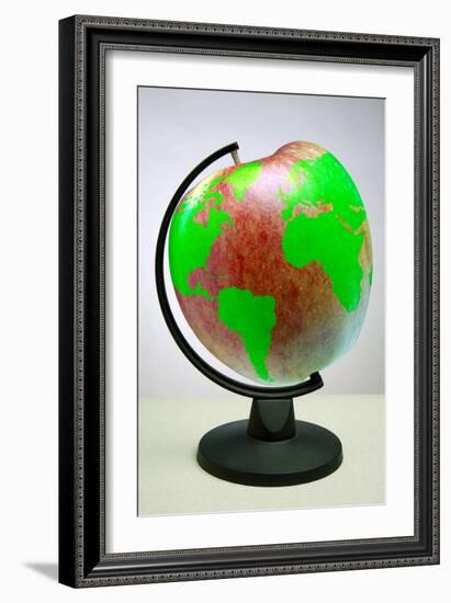 Food Miles, Conceptual Artwork-Victor De Schwanberg-Framed Photographic Print