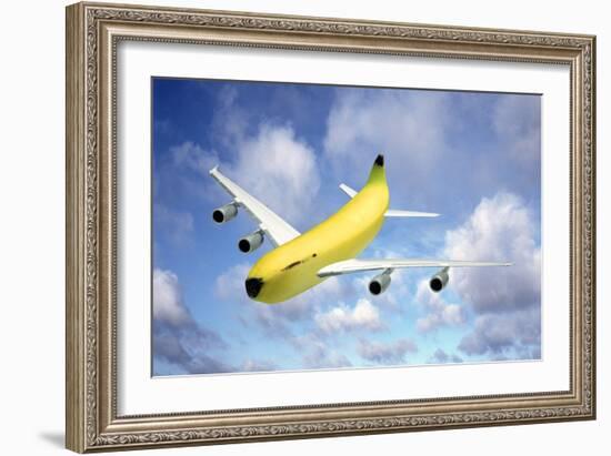 Food Miles, Conceptual Artwork-Victor De Schwanberg-Framed Photographic Print