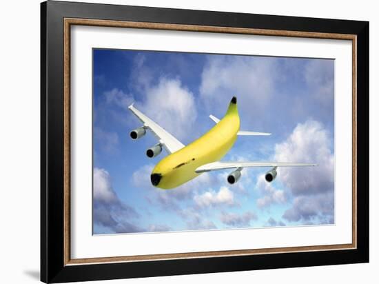 Food Miles, Conceptual Artwork-Victor De Schwanberg-Framed Photographic Print