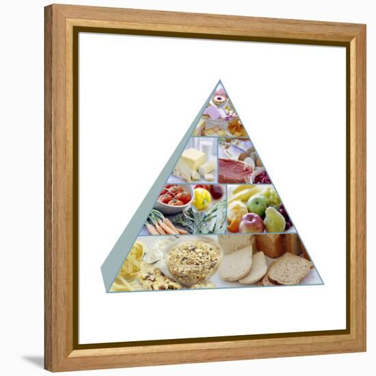 Food Pyramid-David Munns-Framed Premier Image Canvas