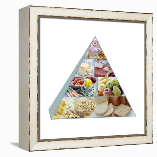 Food Pyramid-David Munns-Framed Premier Image Canvas