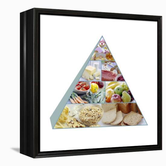 Food Pyramid-David Munns-Framed Premier Image Canvas