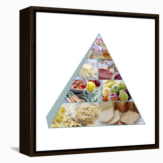 Food Pyramid-David Munns-Framed Premier Image Canvas