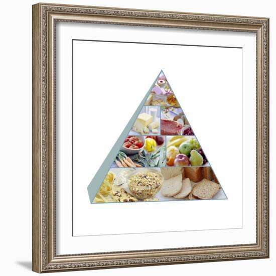 Food Pyramid-David Munns-Framed Premium Photographic Print