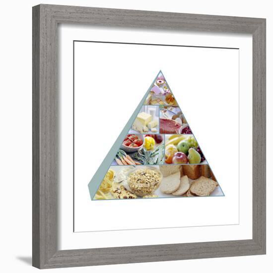 Food Pyramid-David Munns-Framed Premium Photographic Print