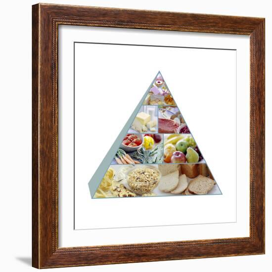 Food Pyramid-David Munns-Framed Premium Photographic Print