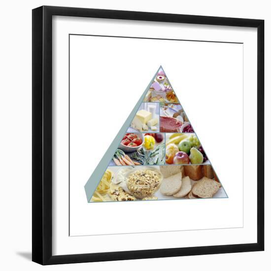 Food Pyramid-David Munns-Framed Premium Photographic Print