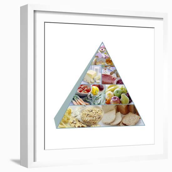 Food Pyramid-David Munns-Framed Premium Photographic Print