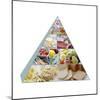 Food Pyramid-David Munns-Mounted Premium Photographic Print