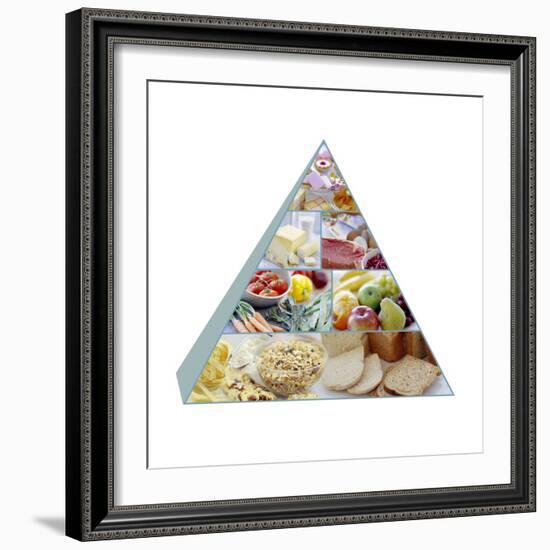 Food Pyramid-David Munns-Framed Premium Photographic Print