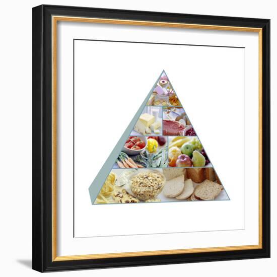 Food Pyramid-David Munns-Framed Premium Photographic Print