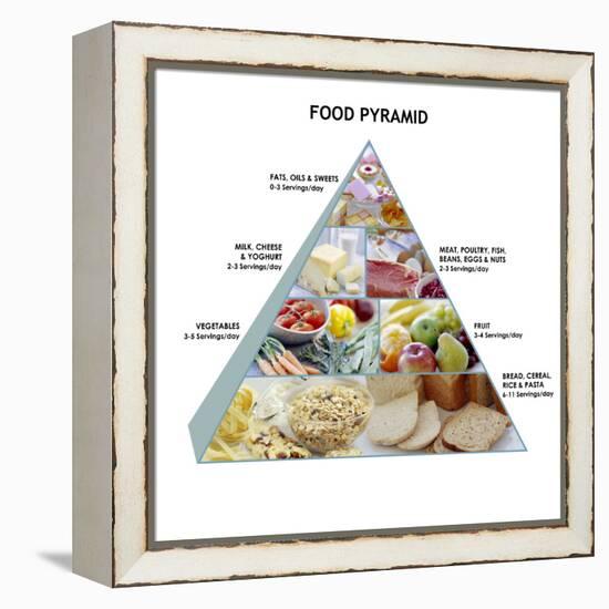 Food Pyramid-David Munns-Framed Premier Image Canvas