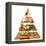 Food Pyramid-egal-Framed Stretched Canvas