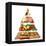 Food Pyramid-egal-Framed Stretched Canvas