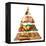 Food Pyramid-egal-Framed Stretched Canvas