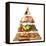 Food Pyramid-egal-Framed Stretched Canvas