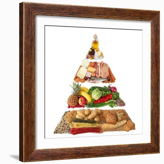 Food Pyramid-egal-Framed Premium Giclee Print