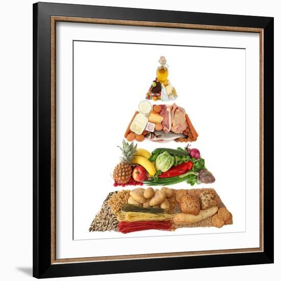 Food Pyramid-egal-Framed Premium Giclee Print