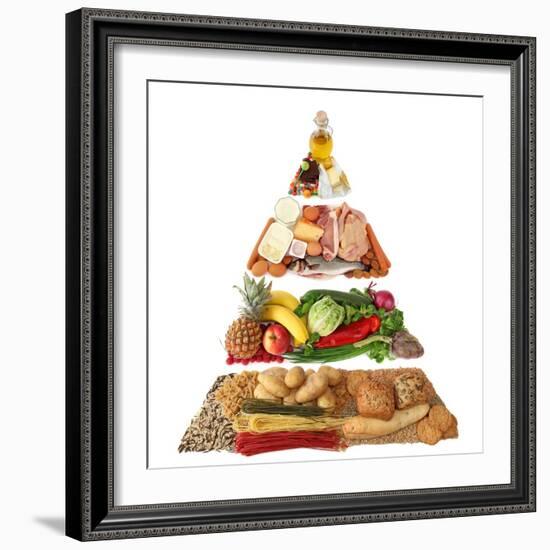 Food Pyramid-egal-Framed Premium Giclee Print