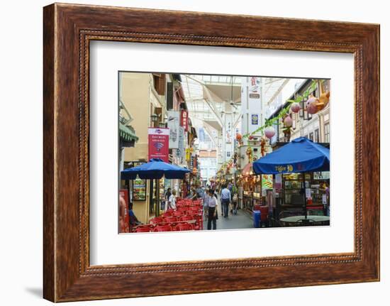 Food Street in Chinatown, Singapore, Southeast Asia, Asia-Fraser Hall-Framed Photographic Print