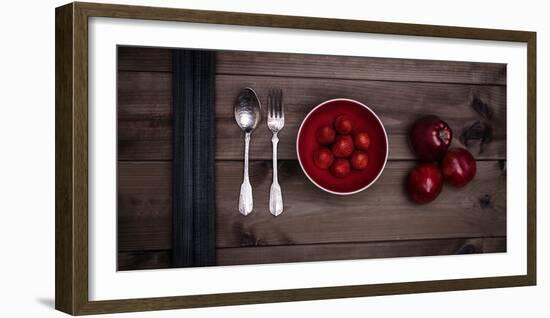 Food Stylishly Presented on a Table-Luis Beltran-Framed Photographic Print