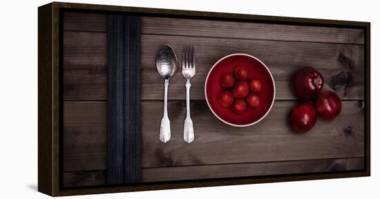 Food Stylishly Presented on a Table-Luis Beltran-Framed Premier Image Canvas